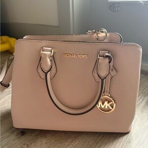 Michael Kors Cream Satchel Bag